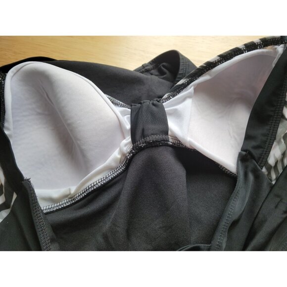 Catalina Womens Swimsuit 3X 22W 24W Plus One Piece Animal Print Bra ANI68E - Picture 9 of 12